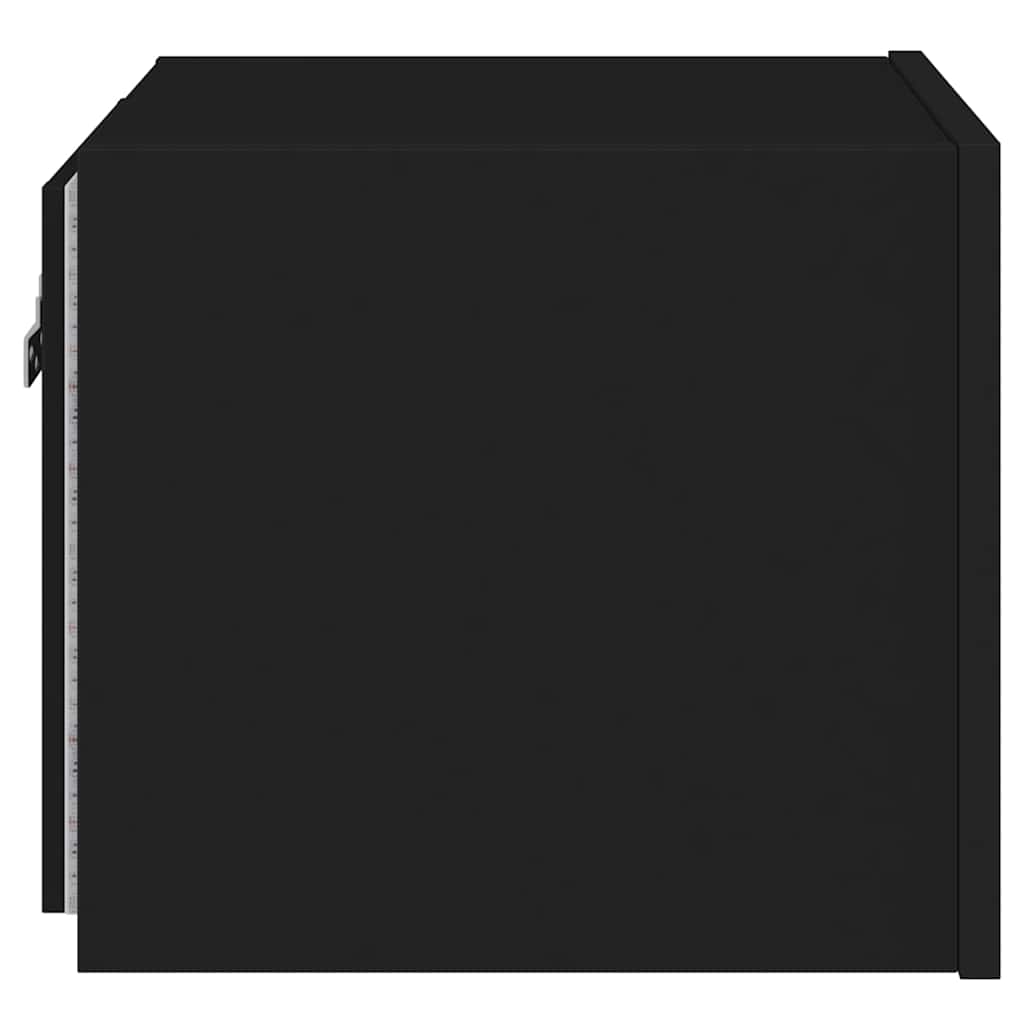 Væghængte tv-borde stk. med led-lys 30,5x35x30 cm - sort, 30.5 x 35 x 30 cm, 2 - number 11.