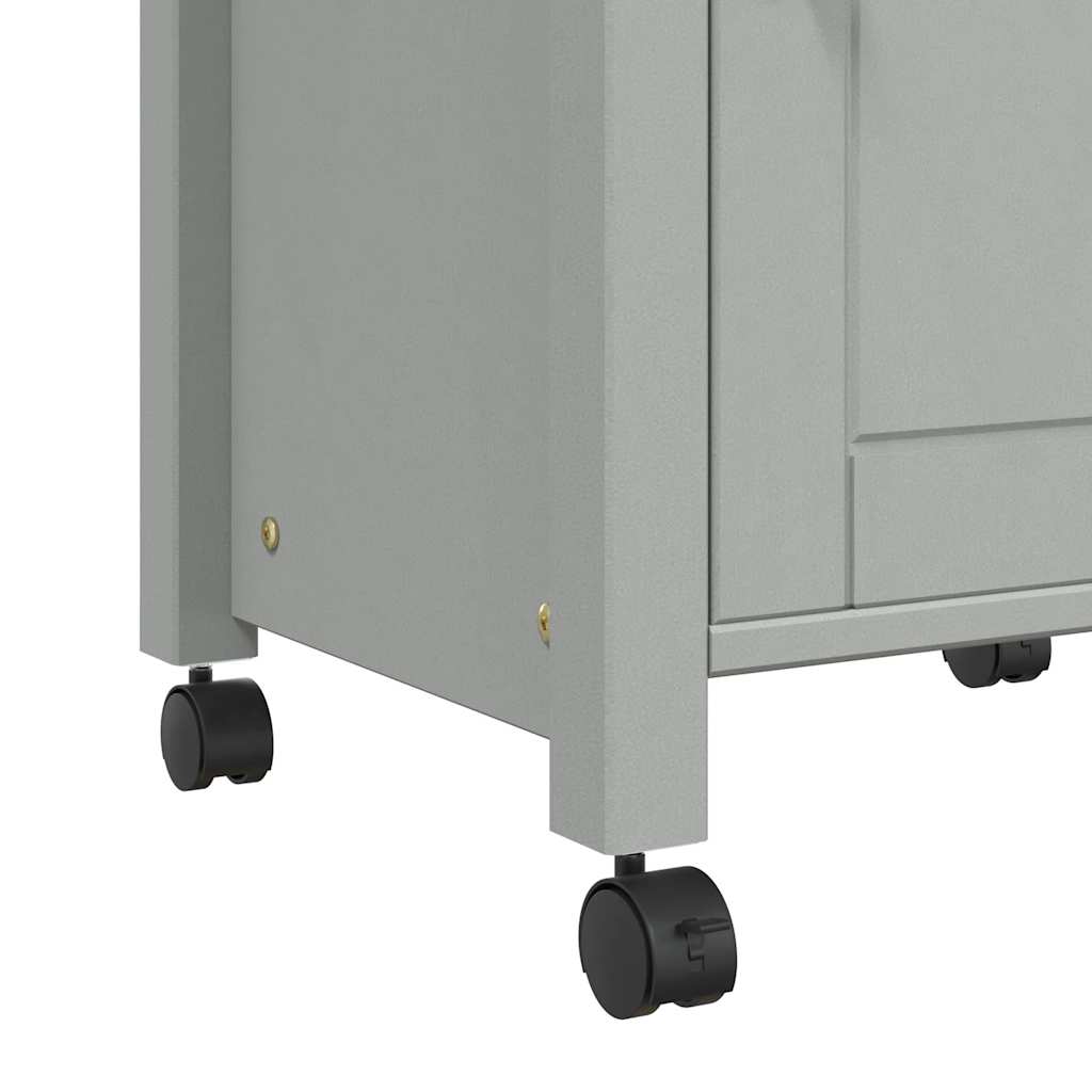 Køkkenvogn monza 48x40x90 cm massivt fyrretræ - grå - number 8.