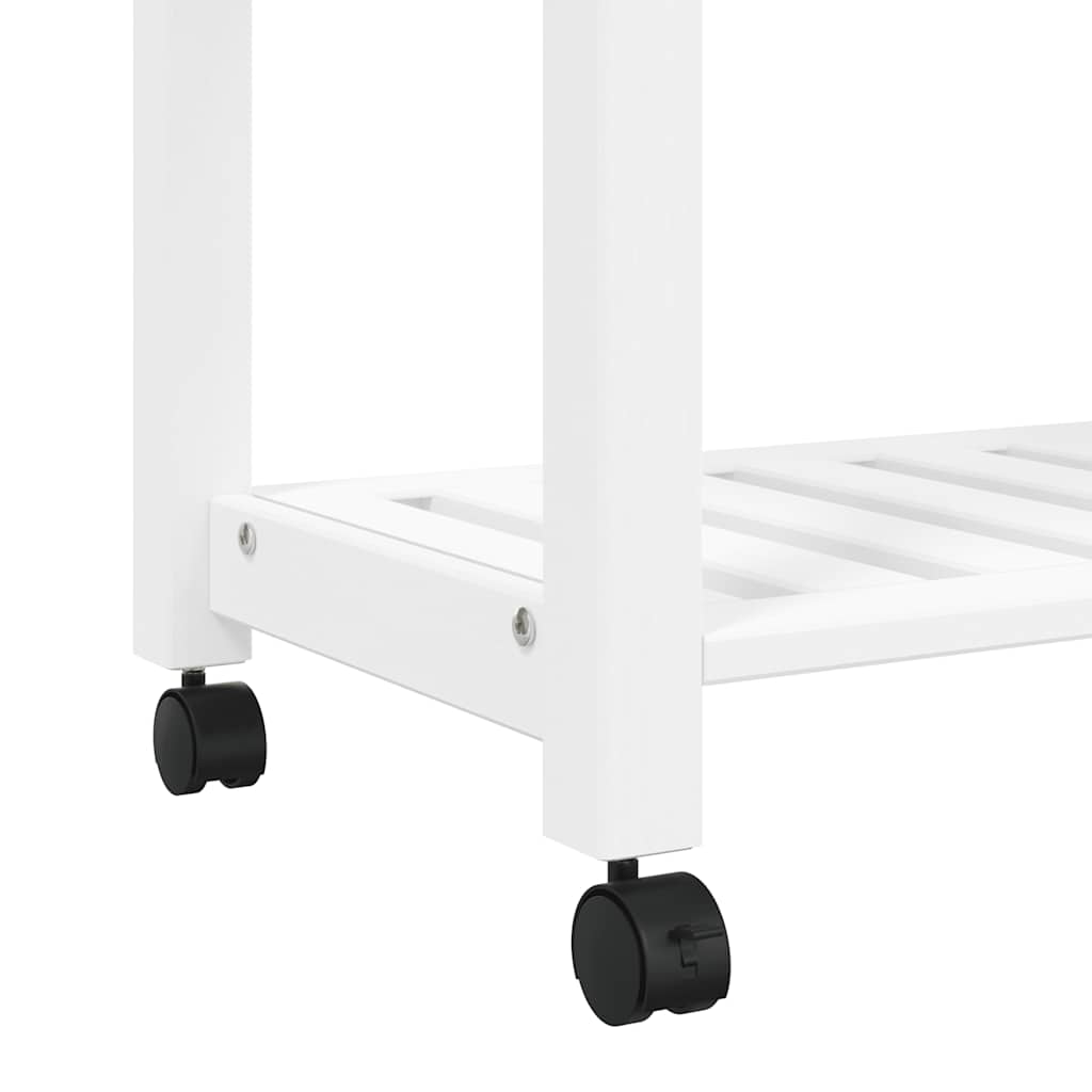 Kitchen wagon monza solid furutrær - hvitt, 60 x 40 x 90 cm - number 8.