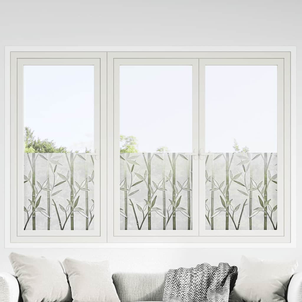 Window films pcs. bamboo pattern frosted pvc - bamboo, 90 x 500 cm, 4 - number 1.