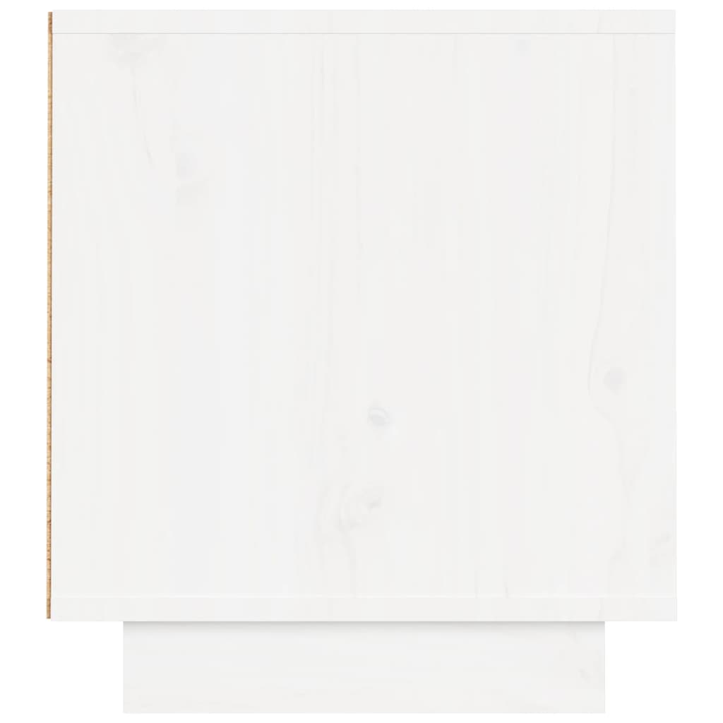 Tv-bord 140x35x40 cm massivt fyrretræ - hvid, 1 - number 6.