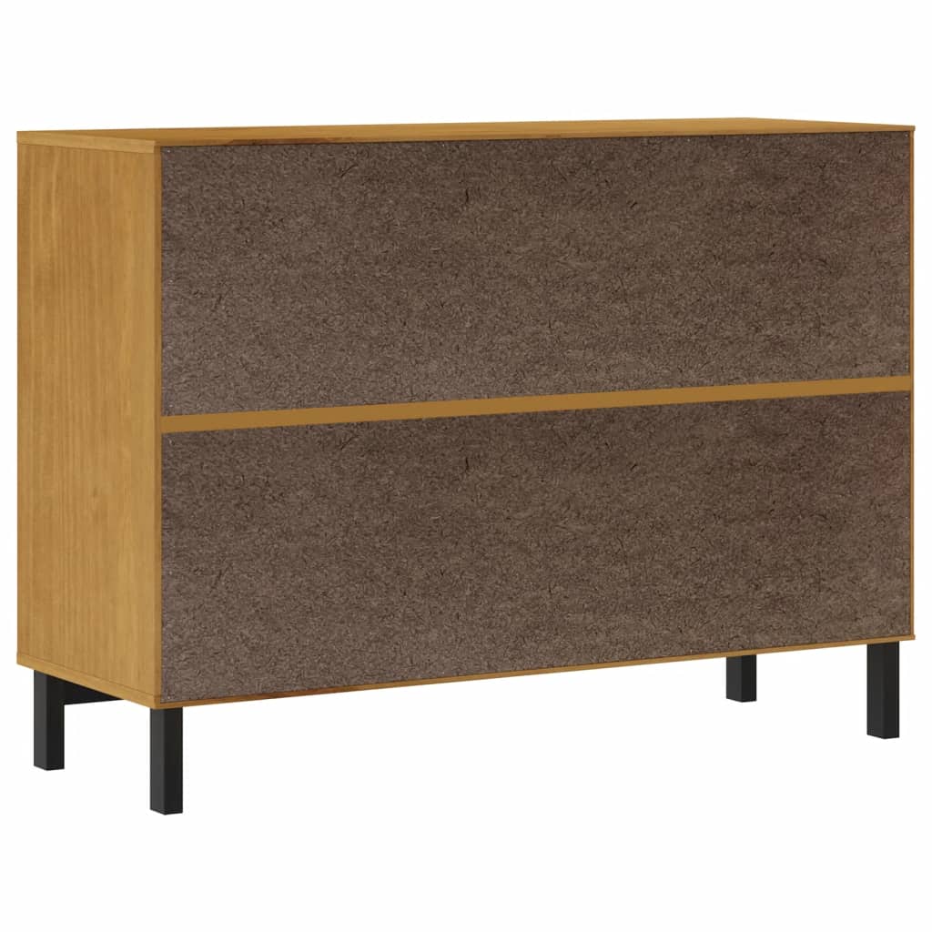 Kommode flam 110x40x80 cm massivt fyrretræ - ooo 1 - number 7.