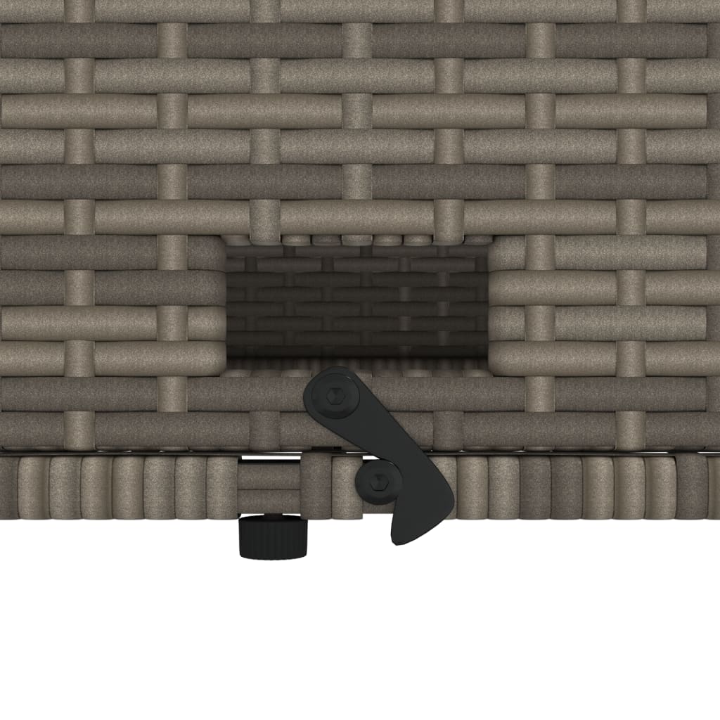 2-personers havesofa med hynder polyrattan - grå, 1, rattan - number 9.