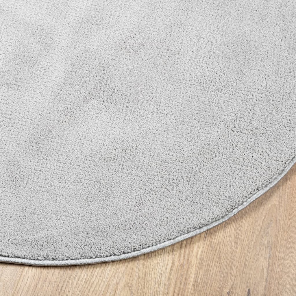 Carpet oviedo short luv - gris, ø 100 cm - number 4.