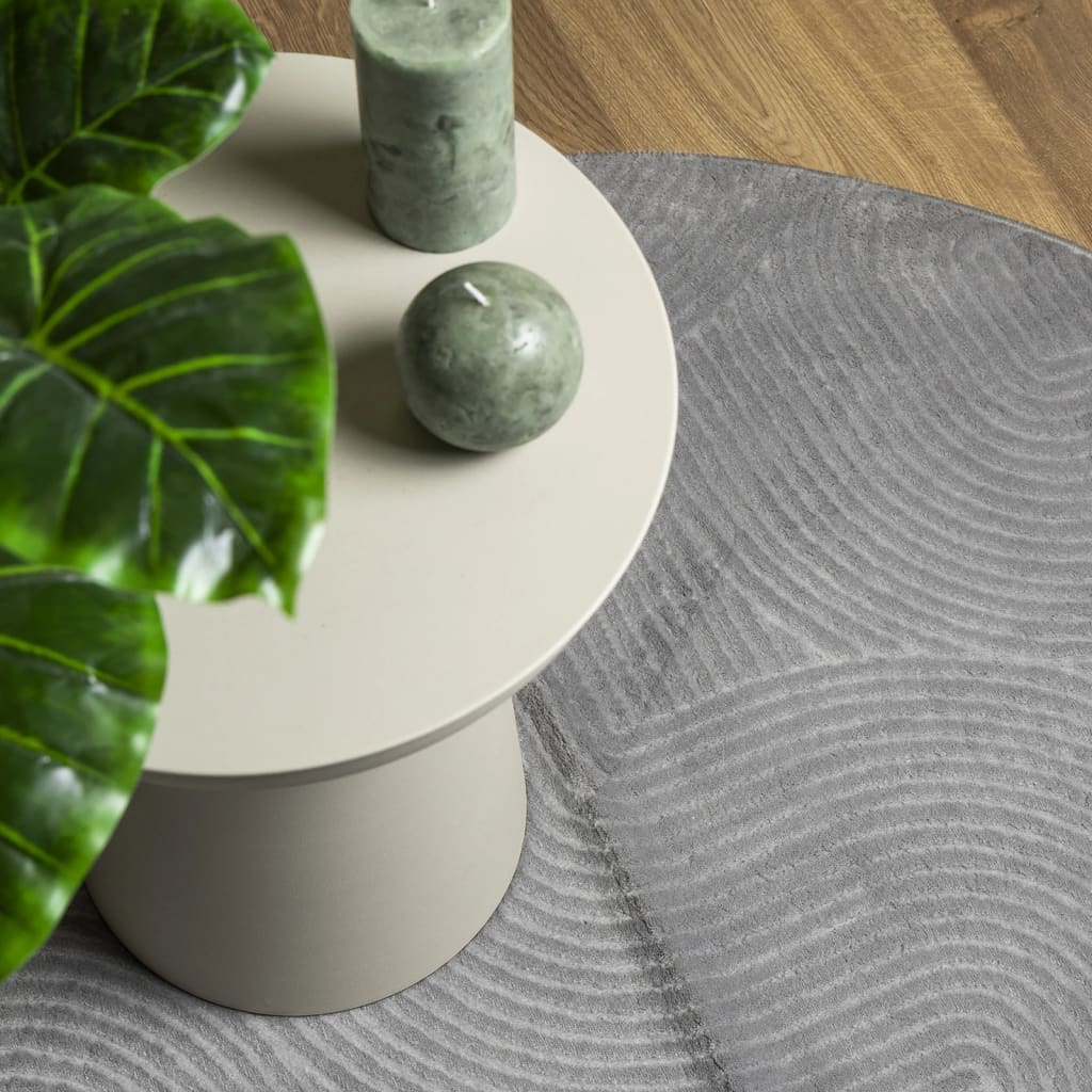 Cardet iza carte luv scandinave look - gris, ø 120 cm - number 7.