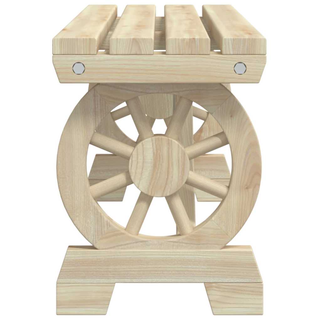 Blagovaonski stolni set za vrt 3 dijela puno drvo smreke - number 10.