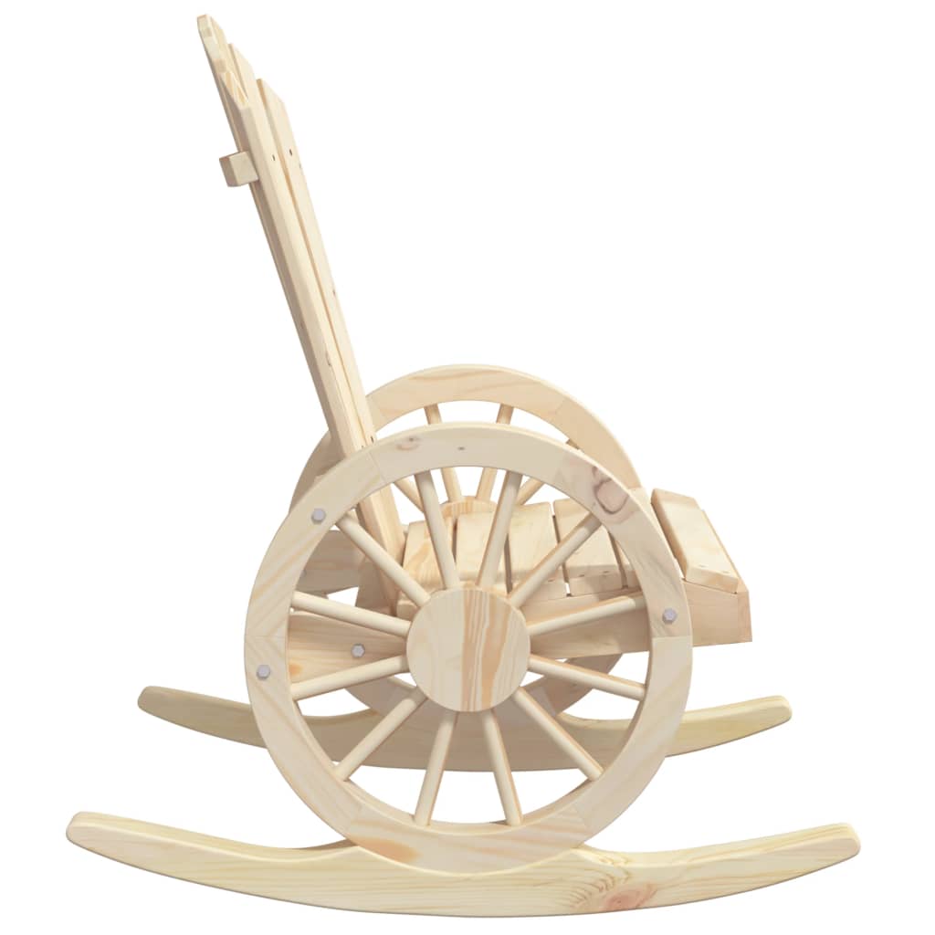 Adirondack stolice za ljuljanje 2 kom. masivno drvo smreke - number 6.