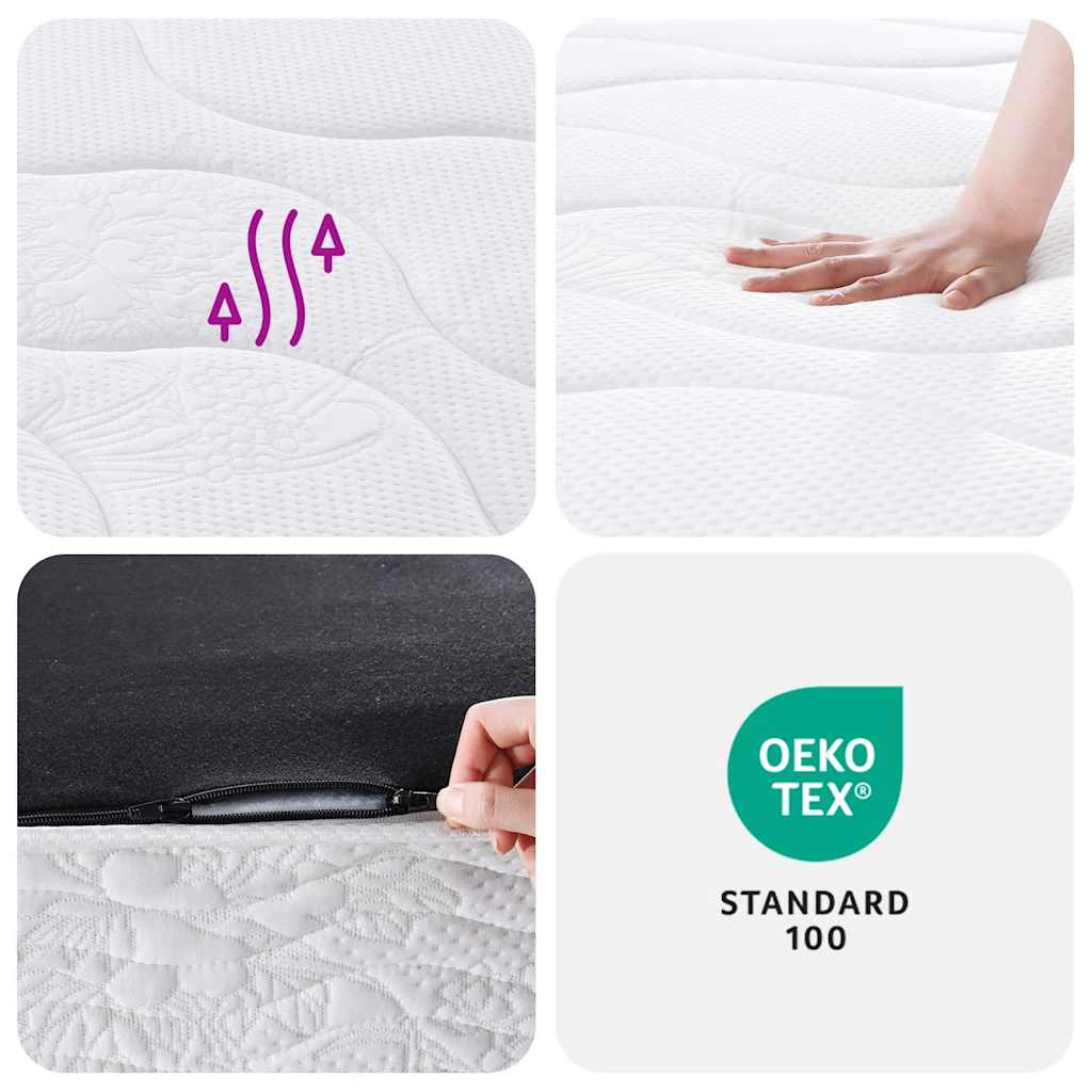 Springmadras med bonellfjedre medium - 140 x 190 cm, 1 - number 9.