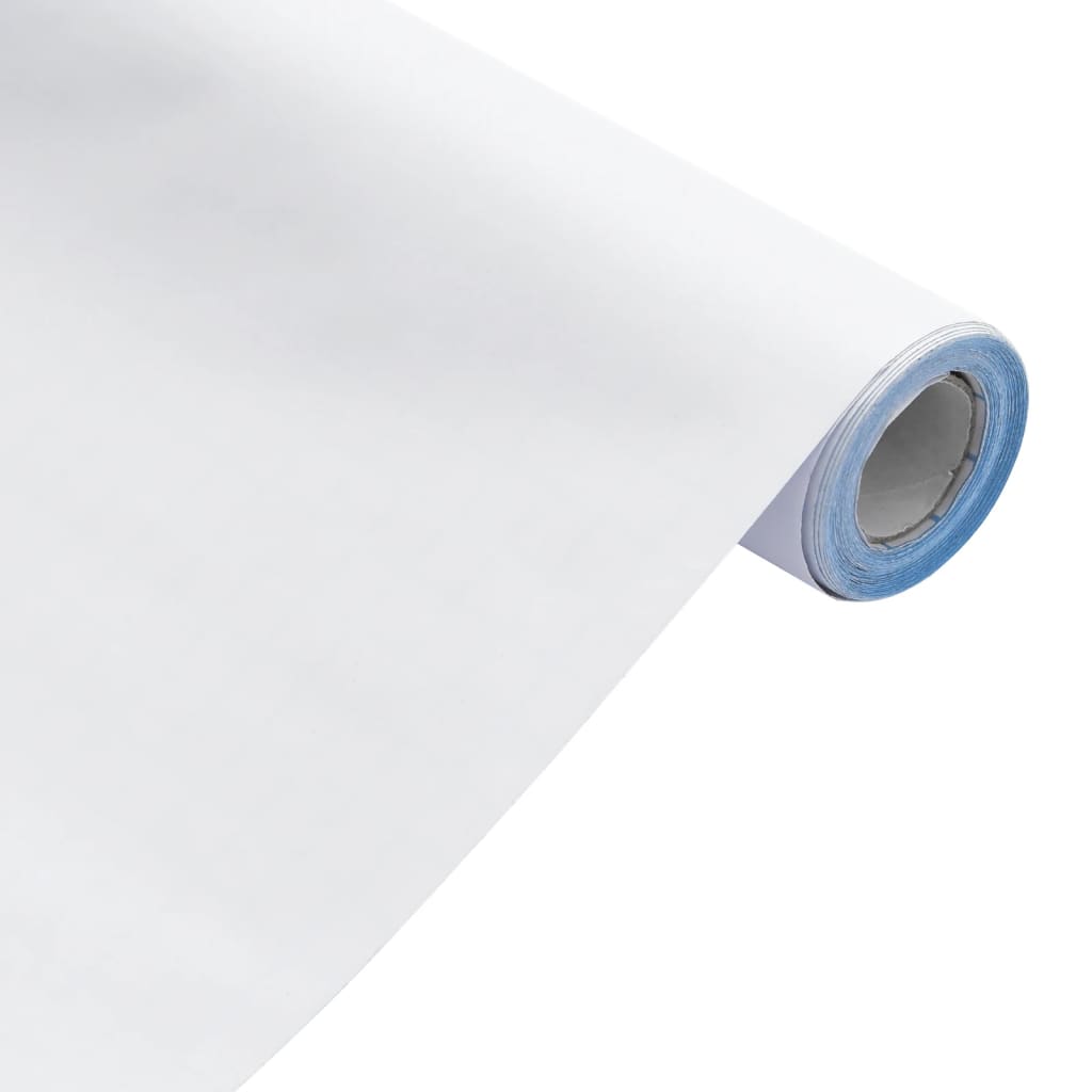 Foglio autoadesivo per mobili 90x500 cm tappetino pvc - bianco, 90 x 500 cm (2 pezzi) - number 7.