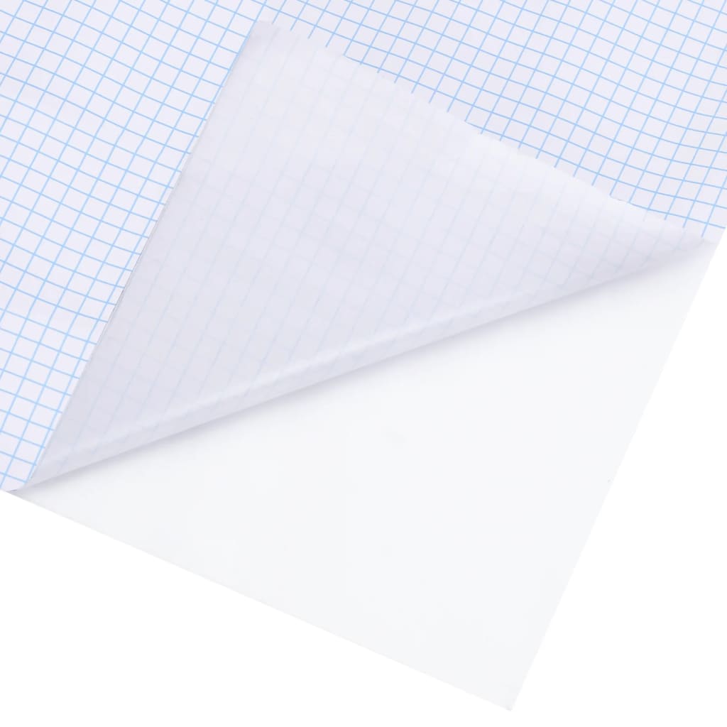 Foglio autoadesivo per mobili 90x500 cm tappetino pvc - bianco, 90 x 500 cm (2 pezzi) - number 6.