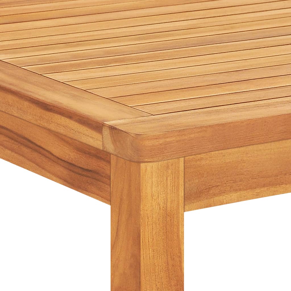 Blagovaonski stolni set za vrt 7 dijelova puno tikovino - 180 cm dužina stola, 6x stolica + stol, 1 - number 10.