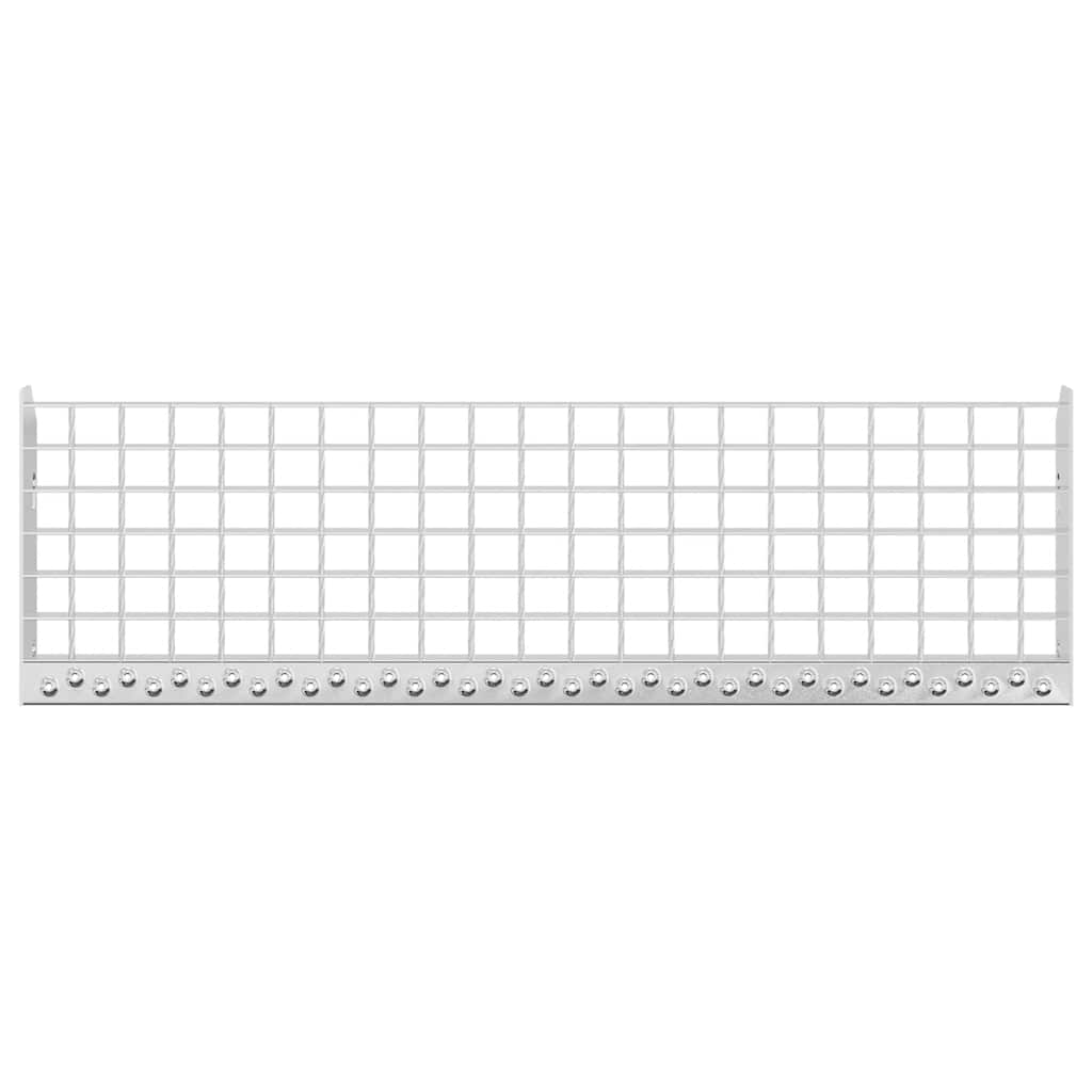 Stepenice za stepenice pocinčani čelik - 80 x 24 x 7 cm, 1, kovani - number 7.