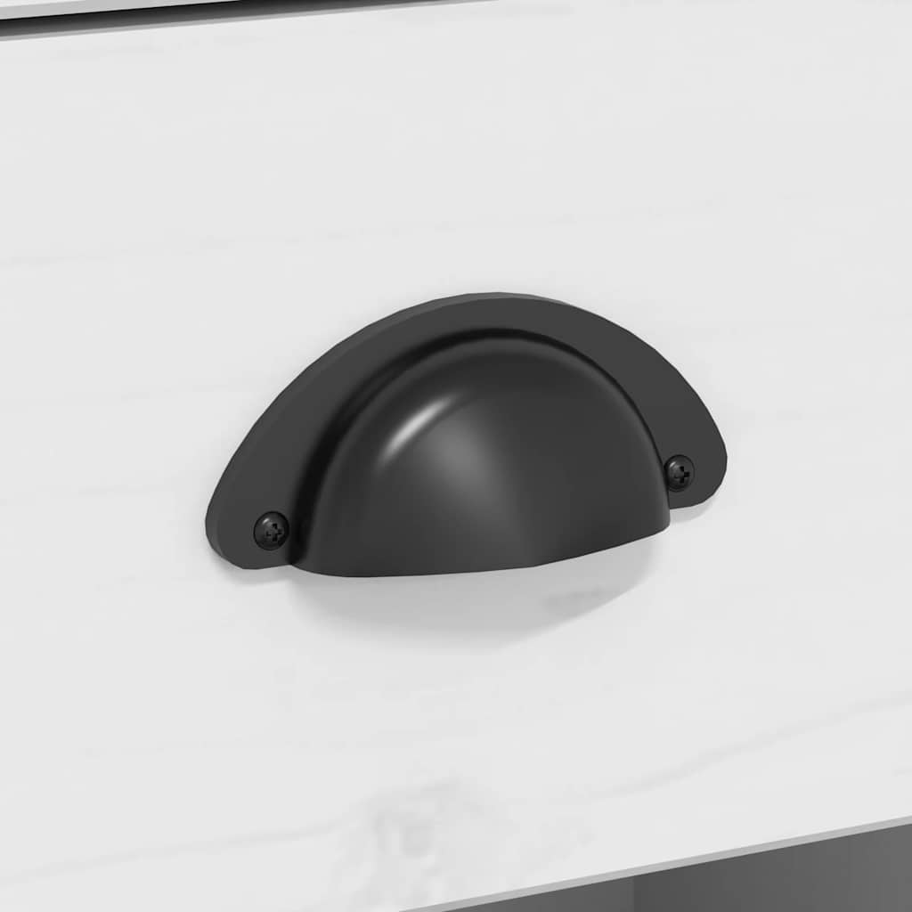 Skjenk bodo 115,5x43x200,5 cm massiv furu - hvit, 1 - number 9.