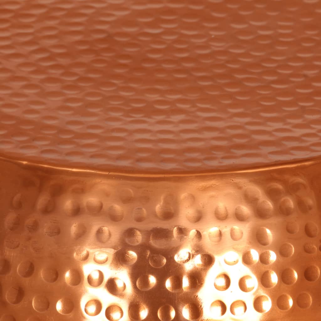 Sofabord ø55x28 cm aluminium messingfarvet - number 6.