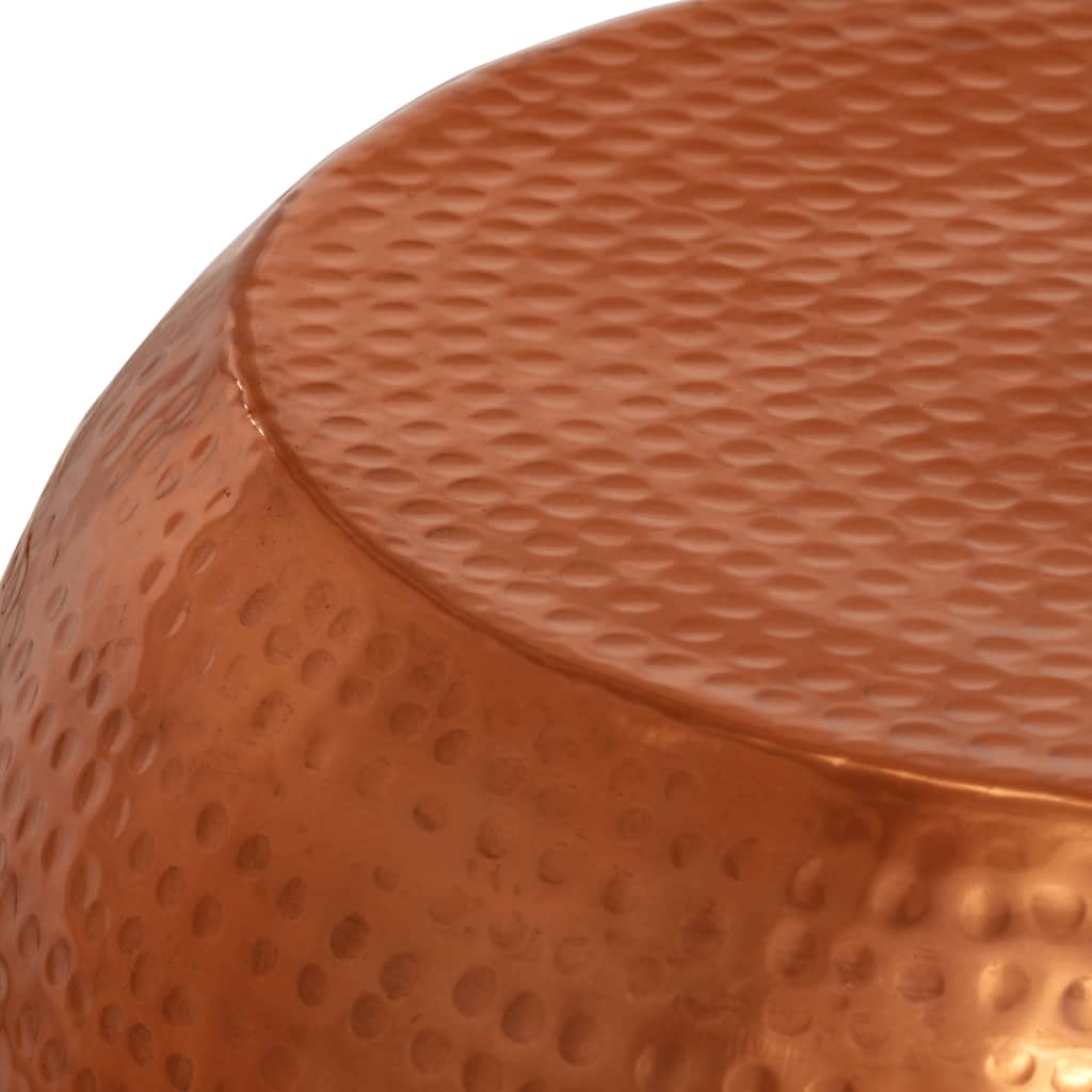 Sofabord ø55x28 cm aluminium messingfarvet - number 7.