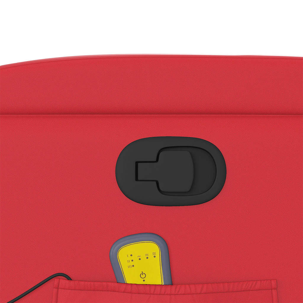 Krzesło do masażu sztuczna skóra - czerwona, 1, ręczna funkcja wyposażenia, tak - number 10.