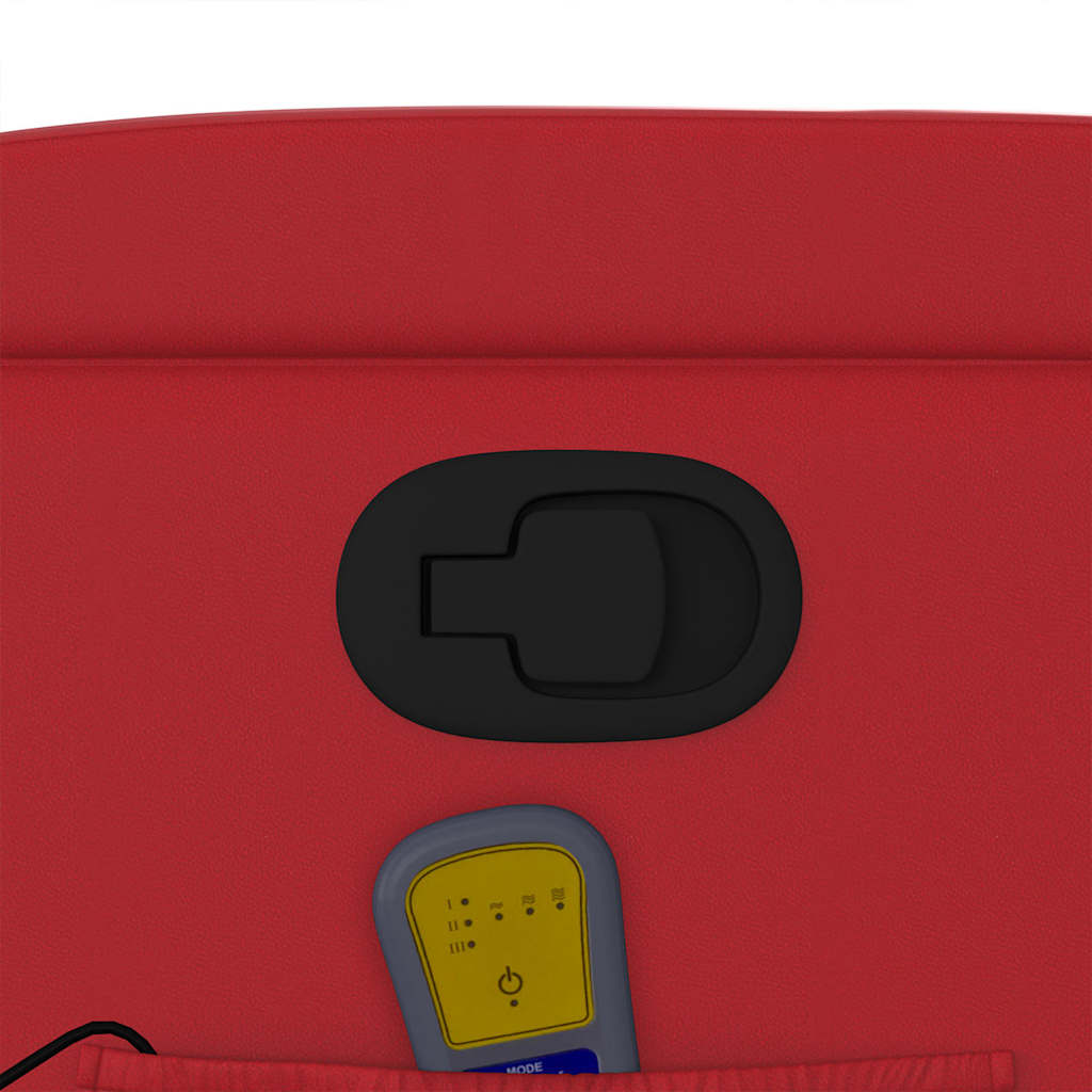 Krzesło do masażu sztuczna skóra - czerwona, 1, ręczna funkcja wyposażenia, tak - number 10.