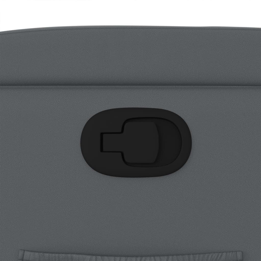 Lænestol kunstlæder - grå, 1, manuel tilbagelæningsfunktion, nej - number 9.