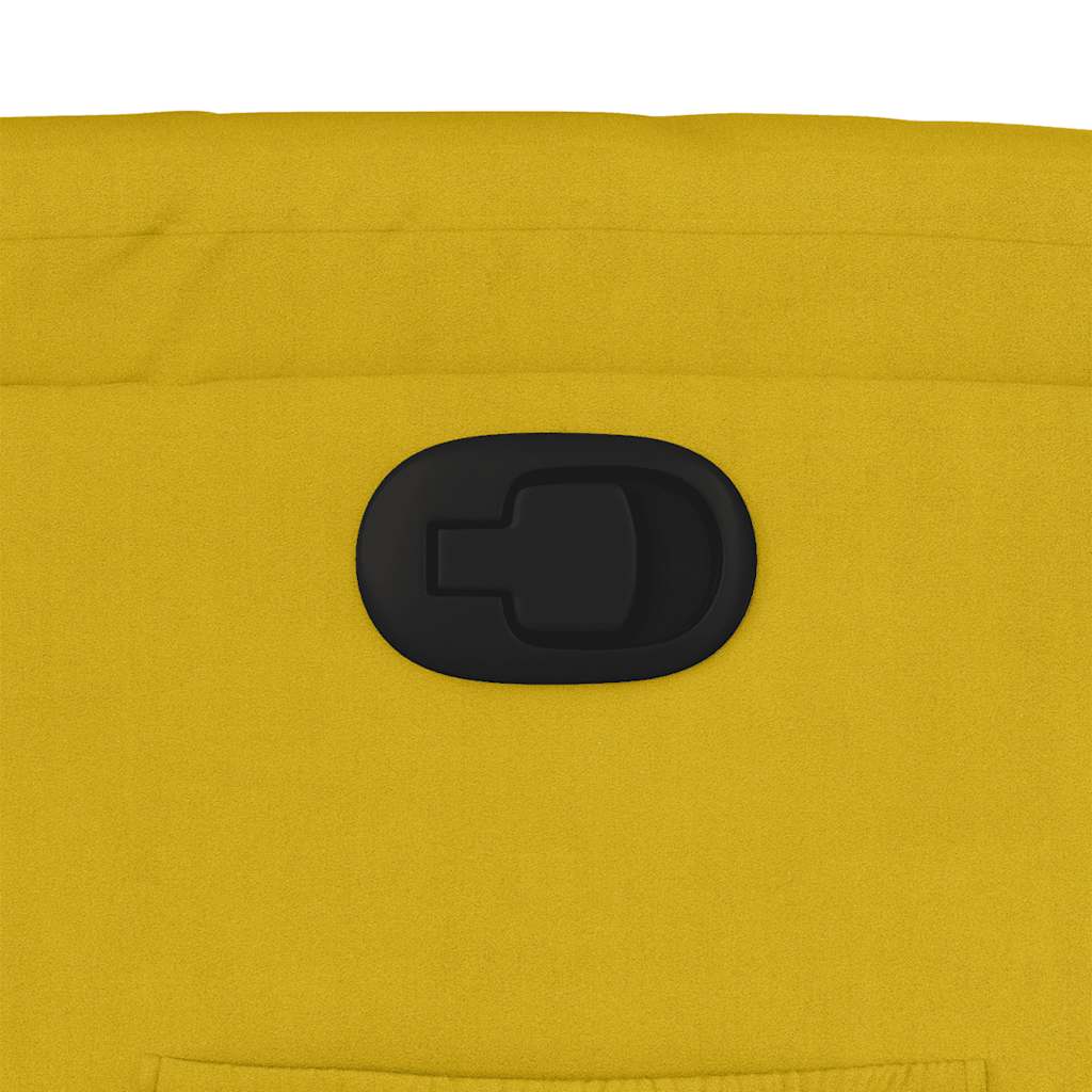 Lænestol velour - gul, 1, manuel tilbagelæningsfunktion, nej - number 9.