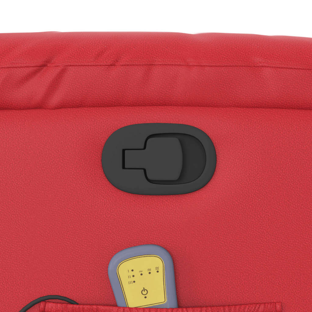 Krzesło do masażu sztuczna skóra - czerwona, 1, ręczna funkcja wyposażenia, tak - number 10.