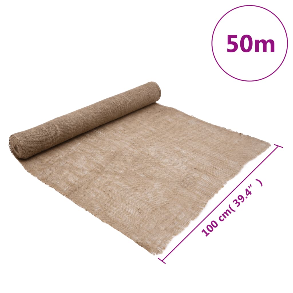 Rouleaux de jute 2 pcs. 1x50 m 200 g/m² 100% jute - number 8.