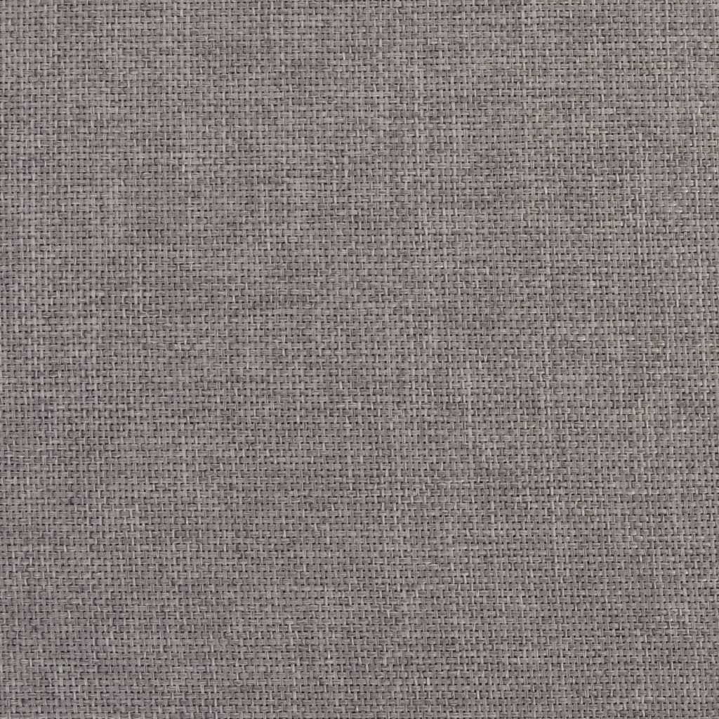 Opbevaringsbænk foldbar imiteret linned lysegrå - number 12.