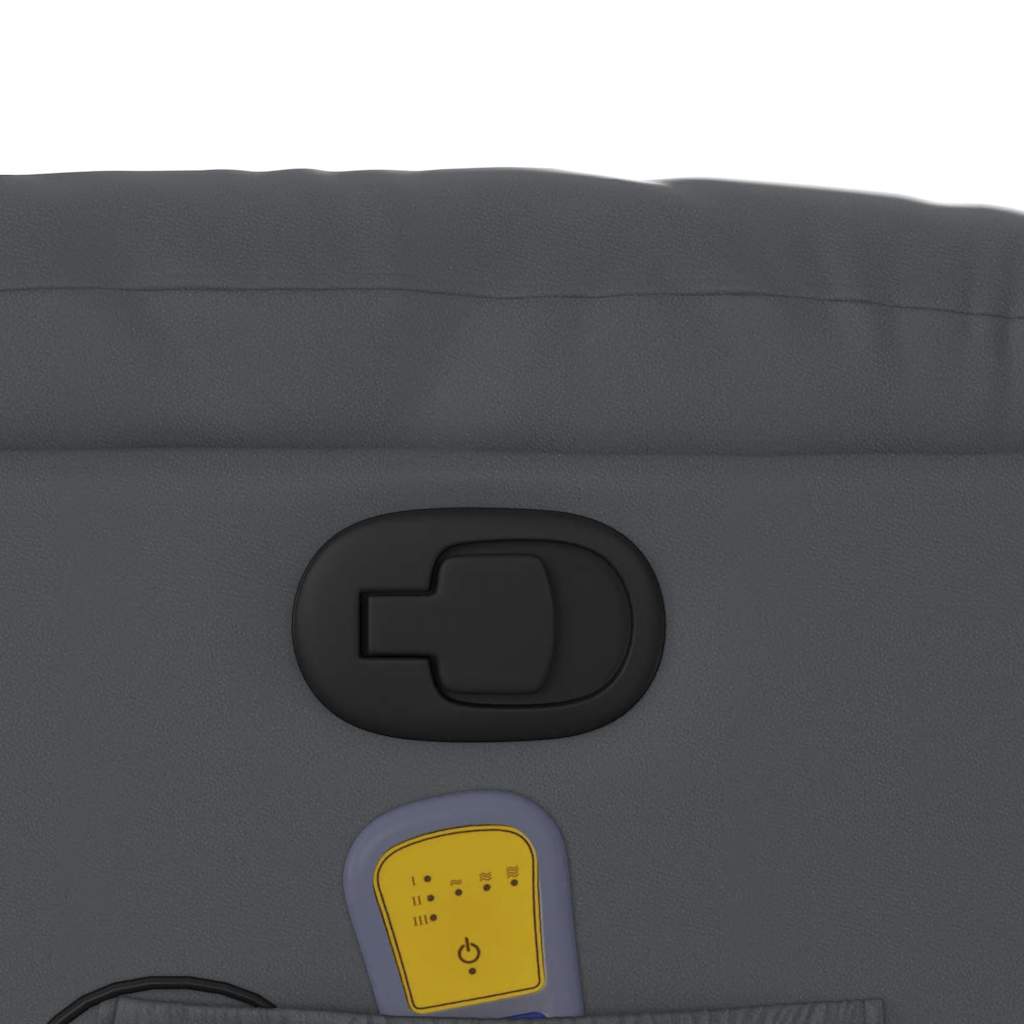 Fotel podnoszony z funkcją masażu skóra ekologiczna - number 12.