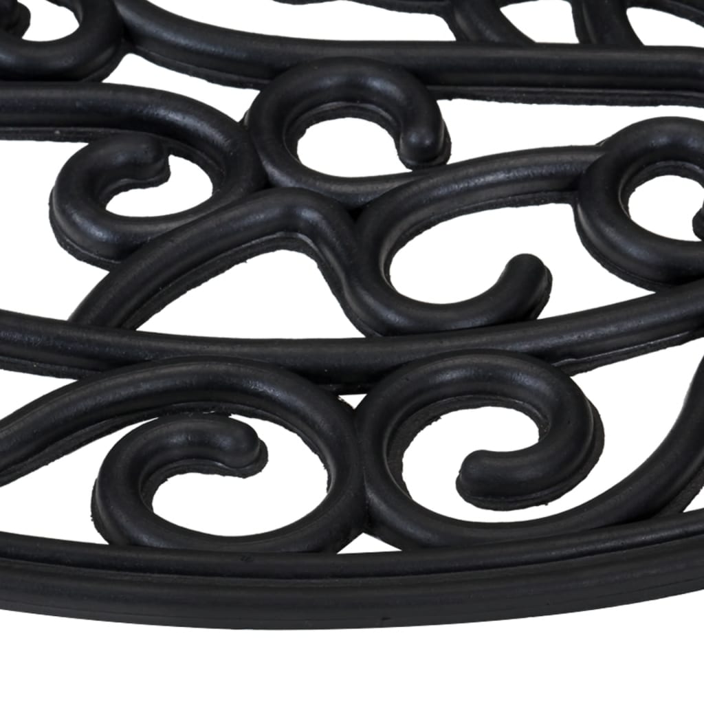 Dørmåtte 45x75 cm halvrund gummi - ooo 5, ooo 6 - number 5.