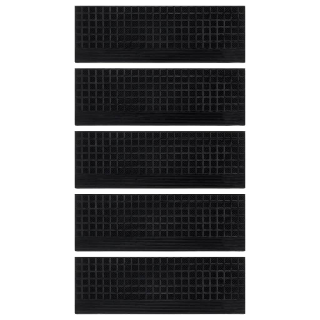 Prostirke za stepenice 5 kom. 25x75 cm guma - ooo 1 - number 3.