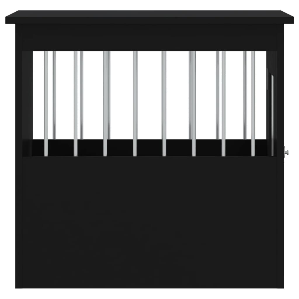 Cage pour chien en bois - noir, 45 x 62 x 59 cm - number 8.