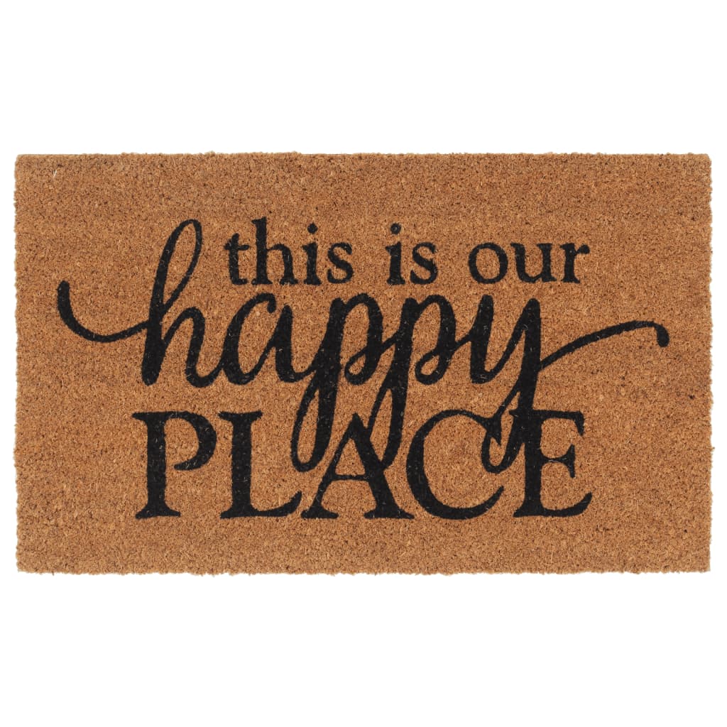 Dørmåtte tuftet coir naturfarvet - 45 x 75 cm, 1 - number 1.