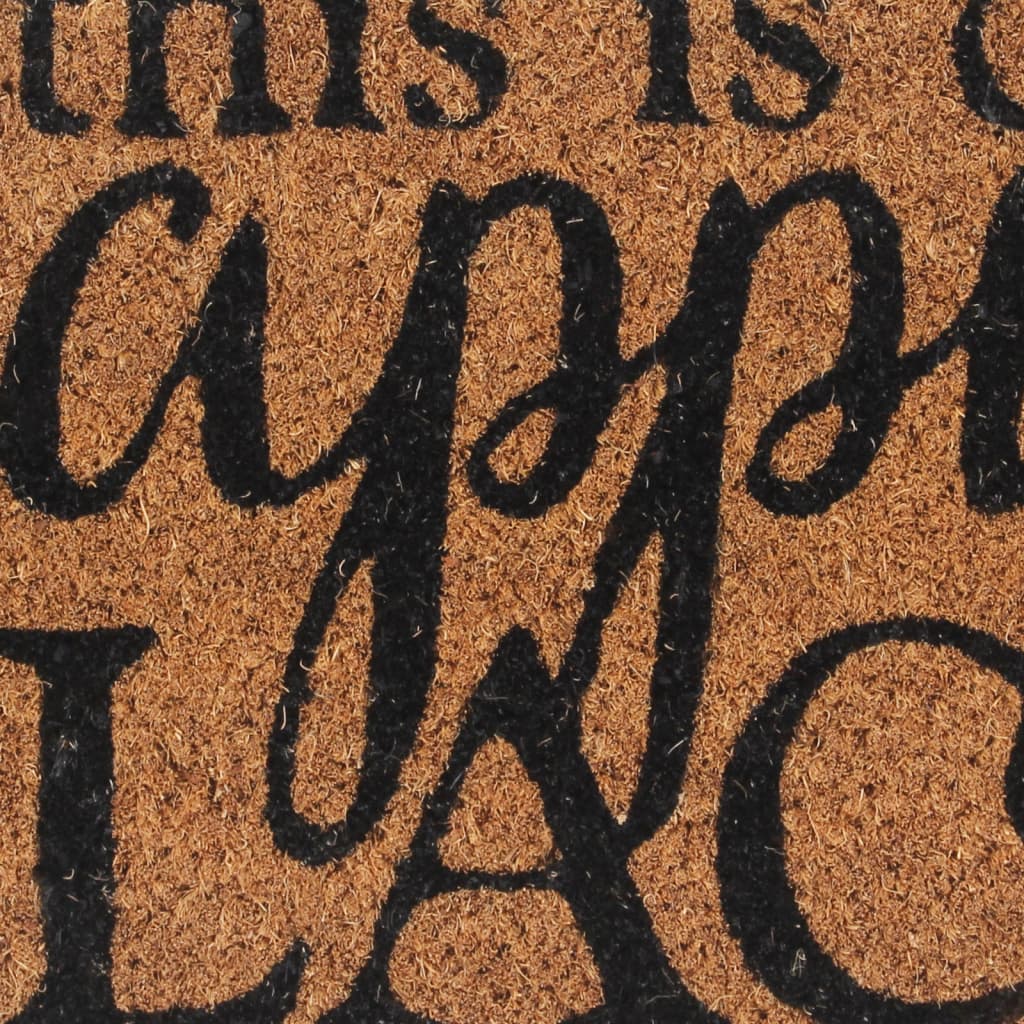 Mat de porte tufted coir natural colore - 45 x 75 cm, 1 - number 5.