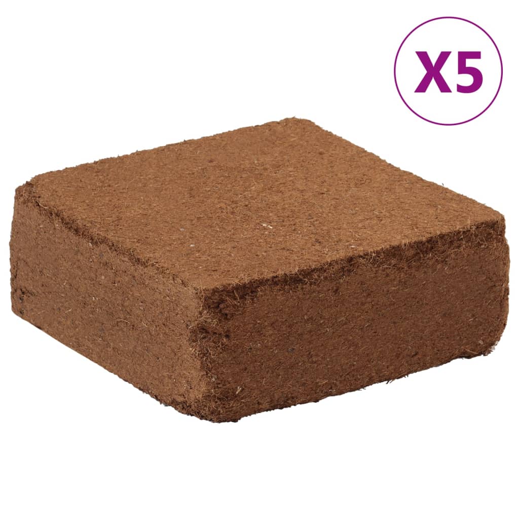 Coconut blocks 5 pcs. 5 kg per paragraph 25 kg in total - number 1.