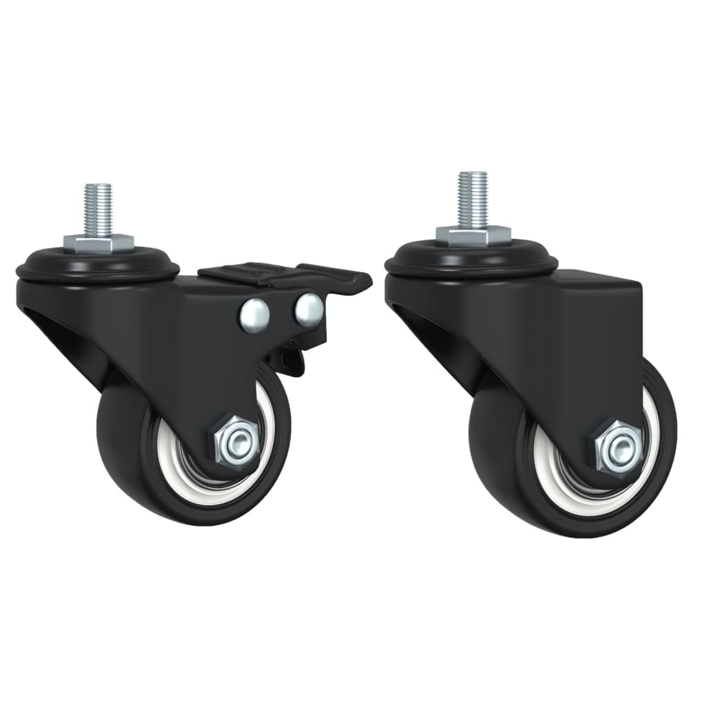 Køkkenvogn 100x50x95 cm konstrueret træ - sort - number 12.