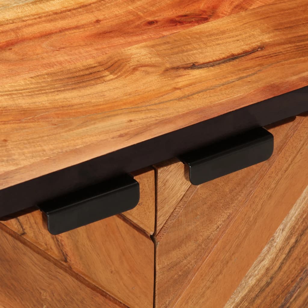 Sofabord 90x55x40 cm massivt akacietræ - number 9.