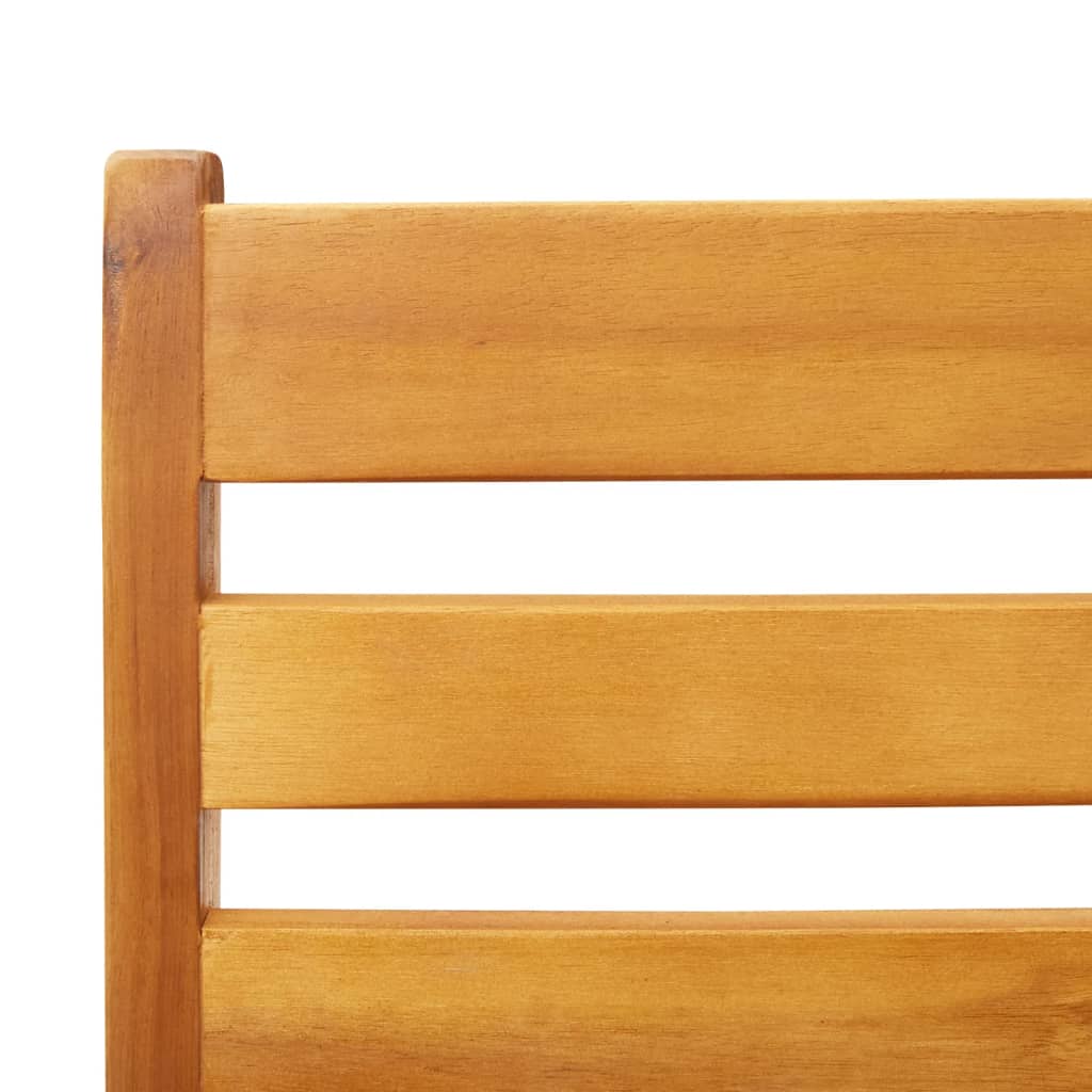 Vrtne stolice 2 kom. 66,5x65x81 cm puno bagremovo drvo - number 8.