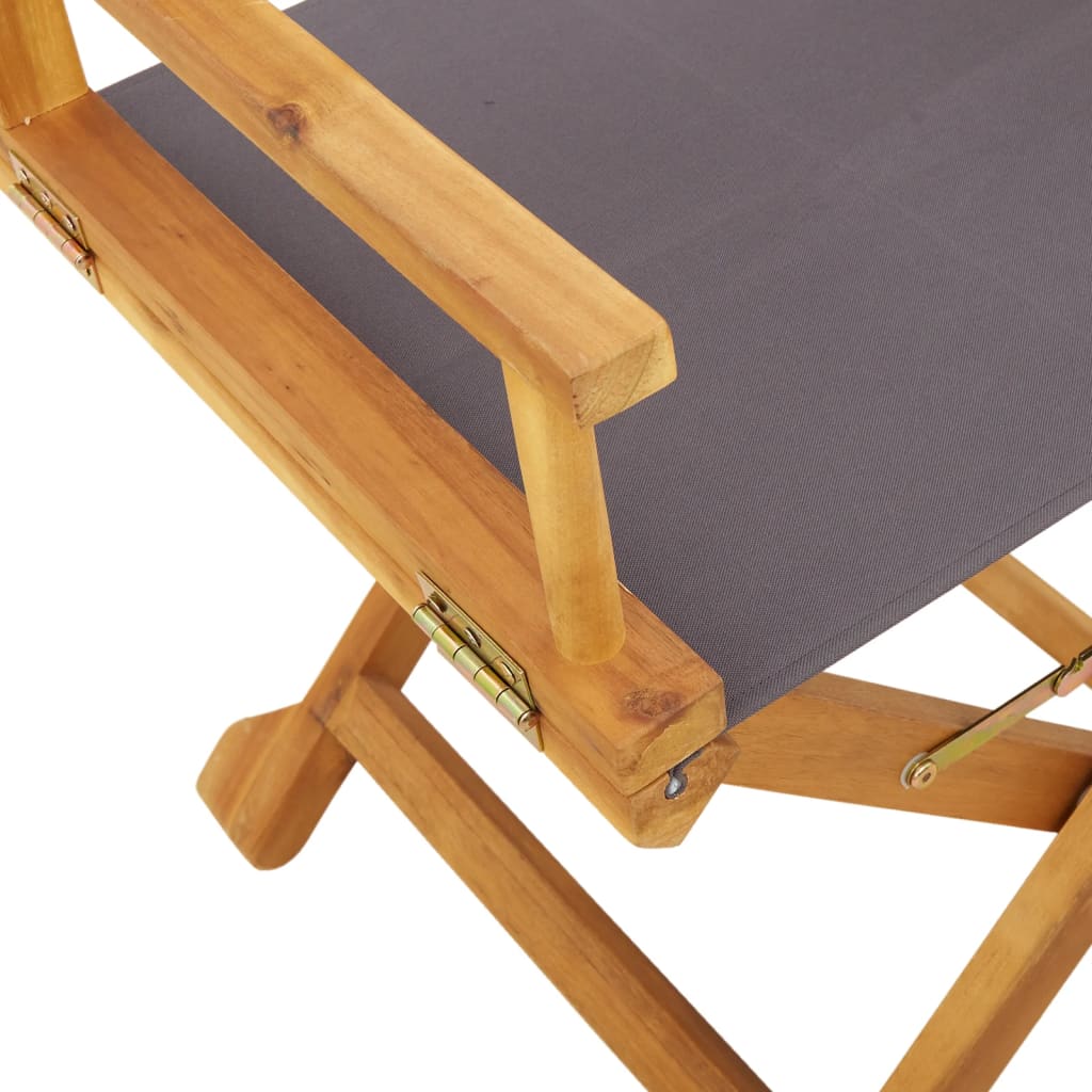 Krzesła ogrodowe szt. składane tkanina - ciemnoszary, 2 szt. - number 8.