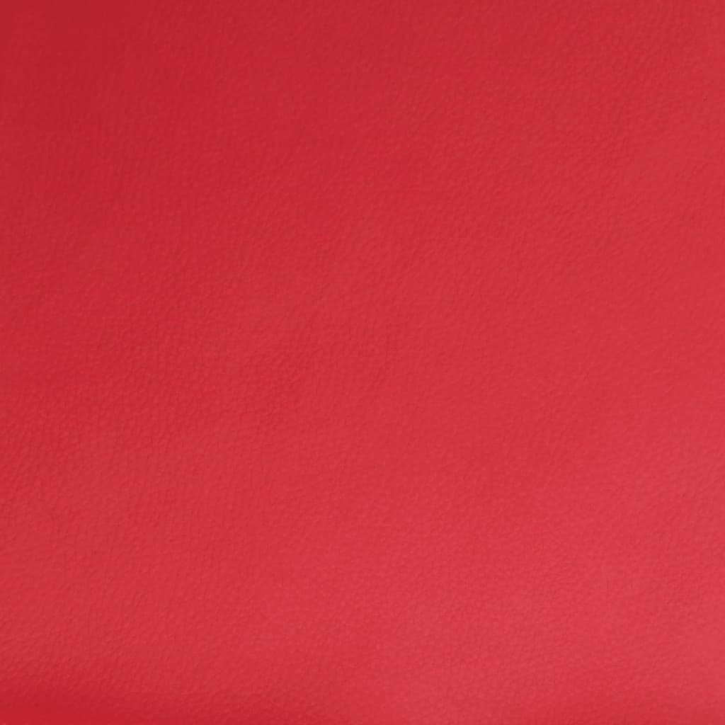 Fotel masujący sztuczna skóra czerwony - number 11.