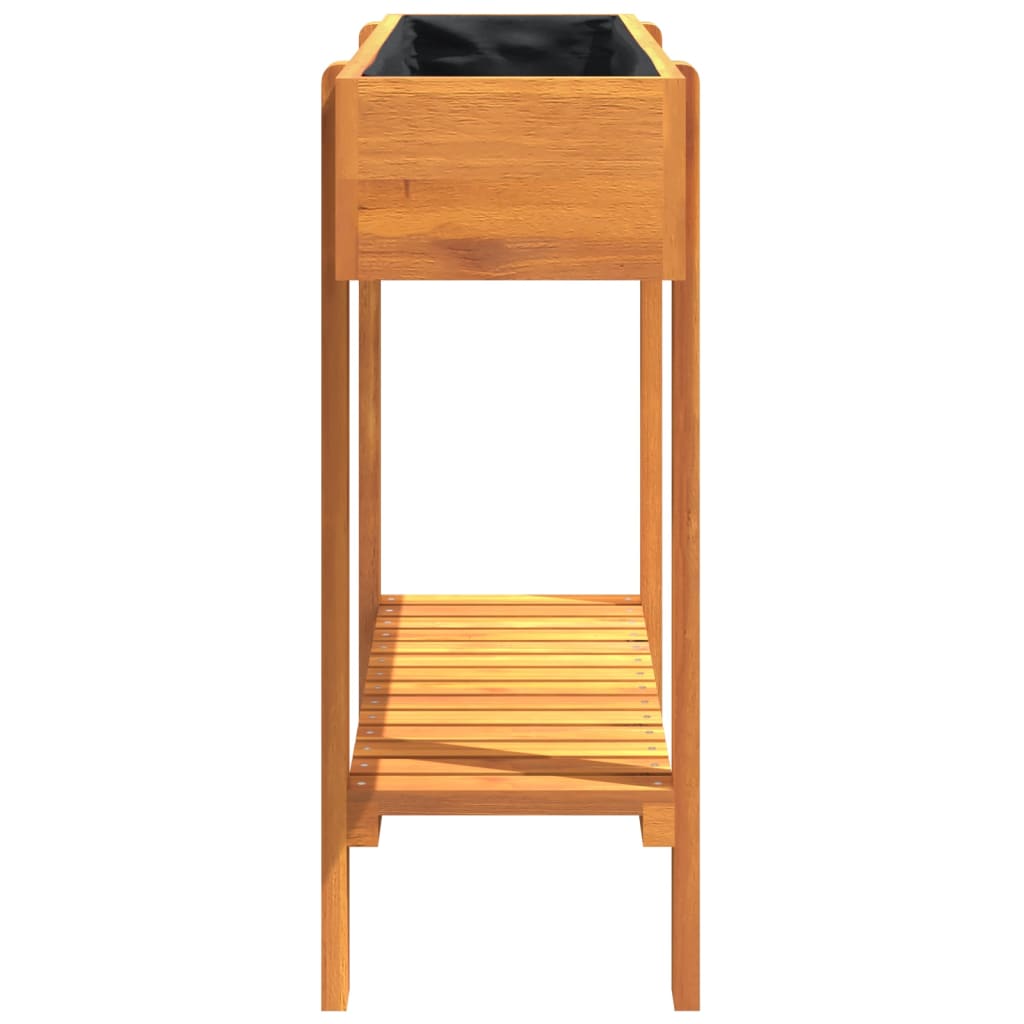 Højbed 90x30x75 cm massivt akacietræ - number 6.