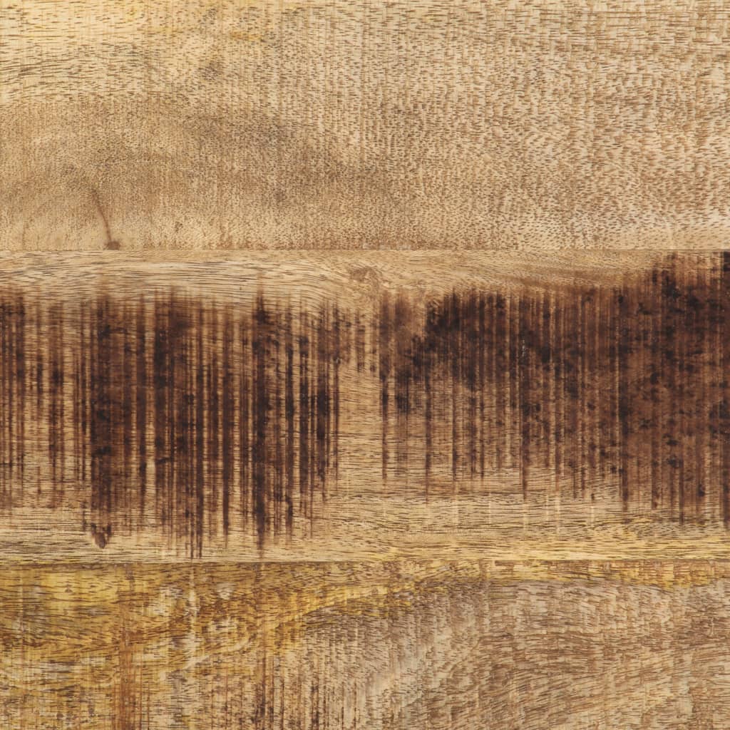 Stolik konsolowy lite drewno mango surowe - 70 x 35 x 70 cm, 1, 1 półka - number 8.