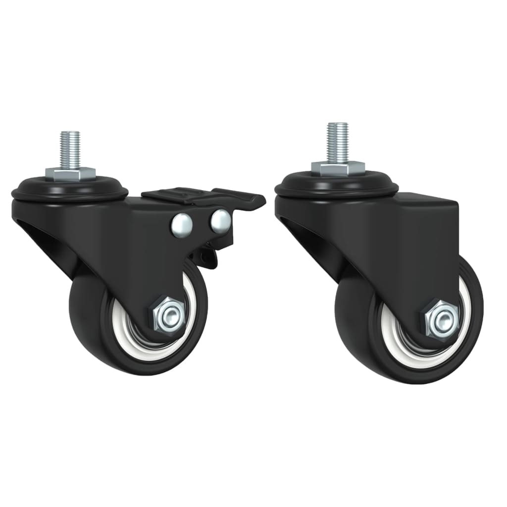 Stolik kawowy z kółkami 91x55x34 cm drewno klejone - czarny, 1 - number 10.