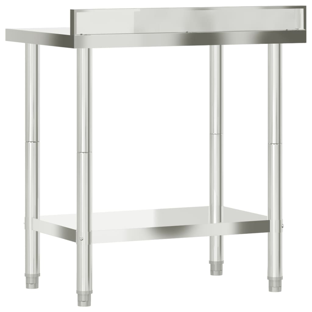 Tavolo da lavoro per cucina m. paraschizzi 82,5x55x93 acciaio inox - 82,5 x 55 x 93 cm, 1, ooo 2 - number 7.