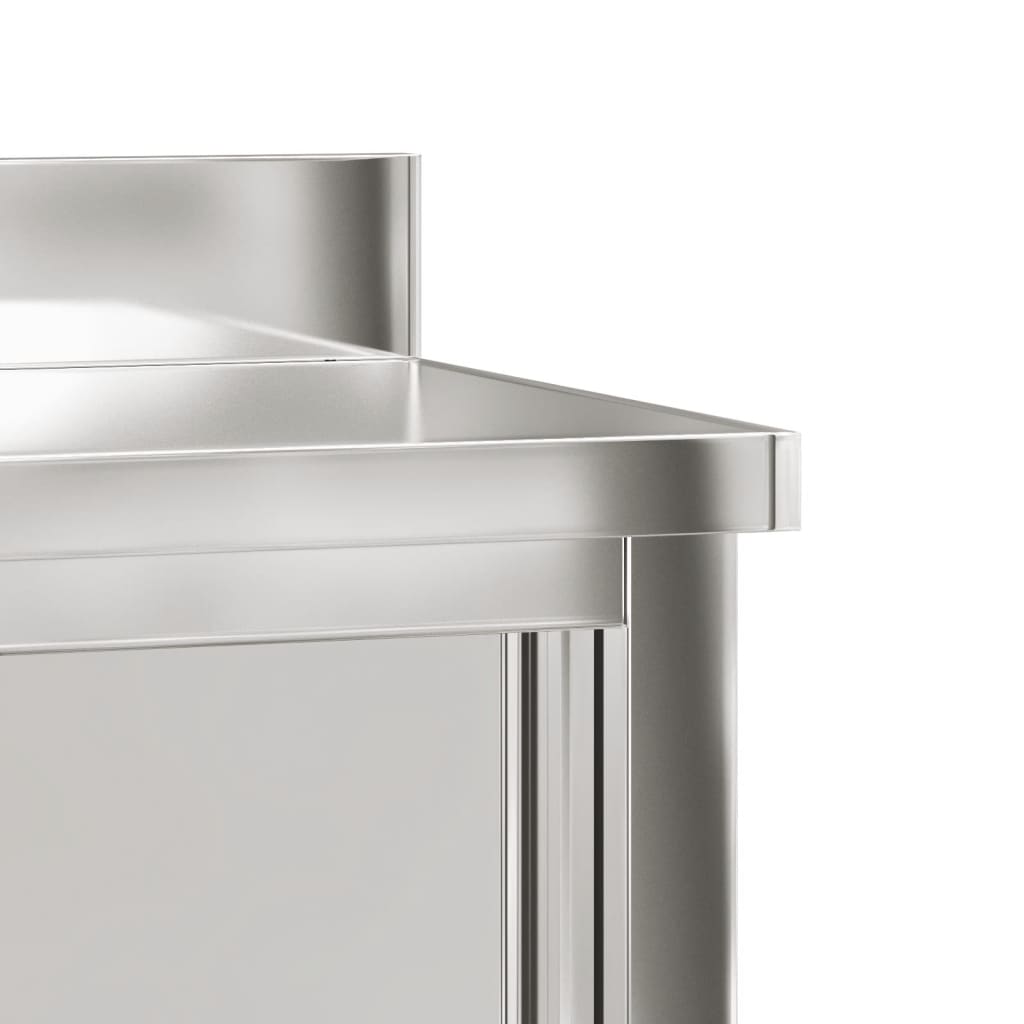 Radni stol za kuhinju sa inox kliznim vratima - number 10.