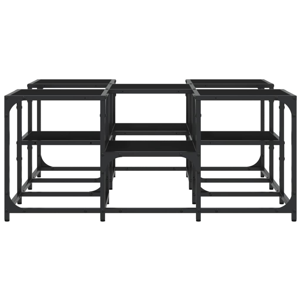 Sofabord konstrueret træ - sort, 91 x 91 x 40 cm, 1 - number 5.