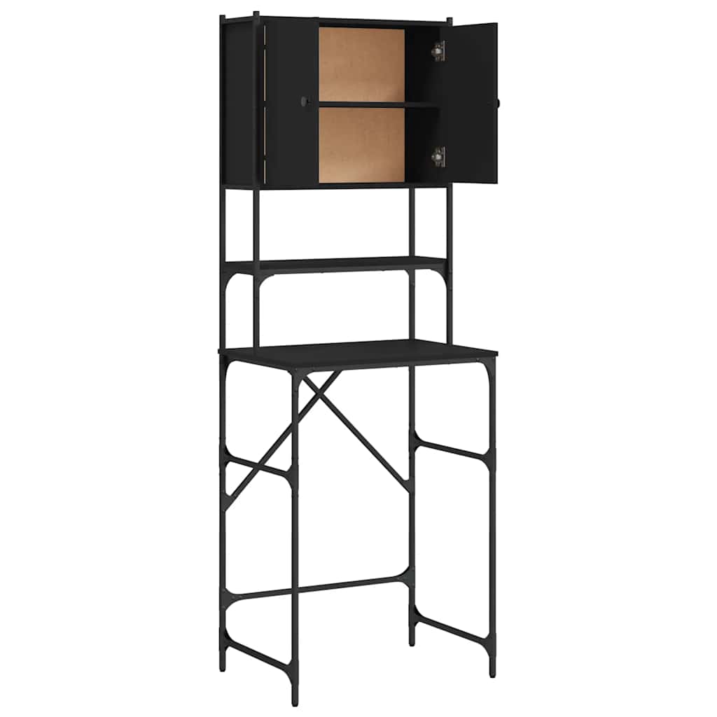 Meuble lave-linge 68x48,5x194 cm - noir, 1 - number 7.