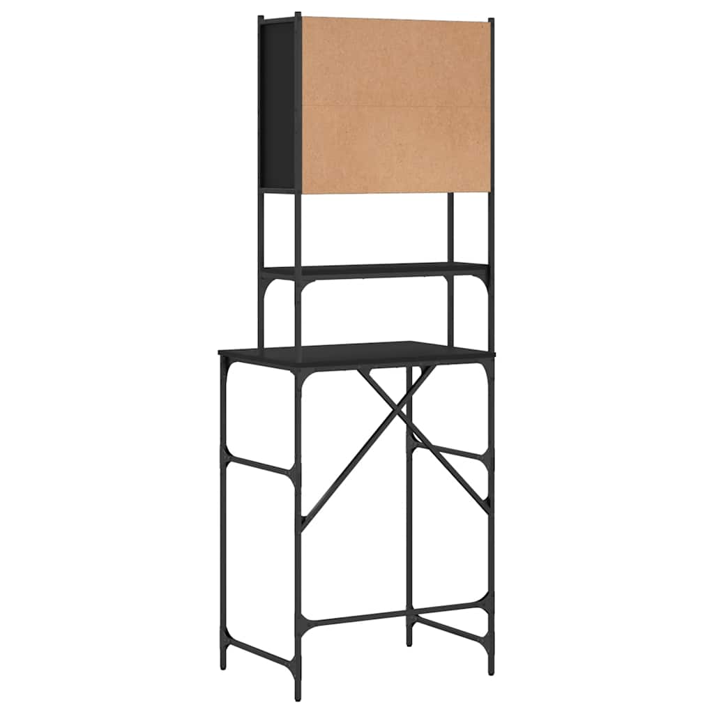 Meuble lave-linge 68x48,5x194 cm - noir, 1 - number 10.