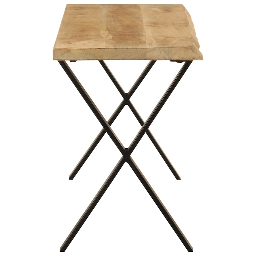 Bænk med naturlig kant 105 cm massivt mangotræ - number 3.