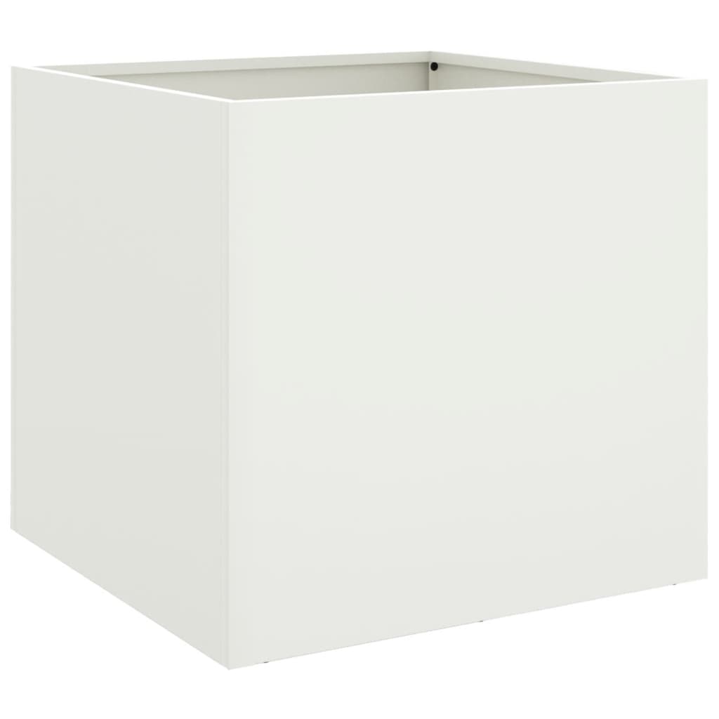 Plant box steel white - steel/white, 49 x 47 x 46 cm, 1 - number 2.