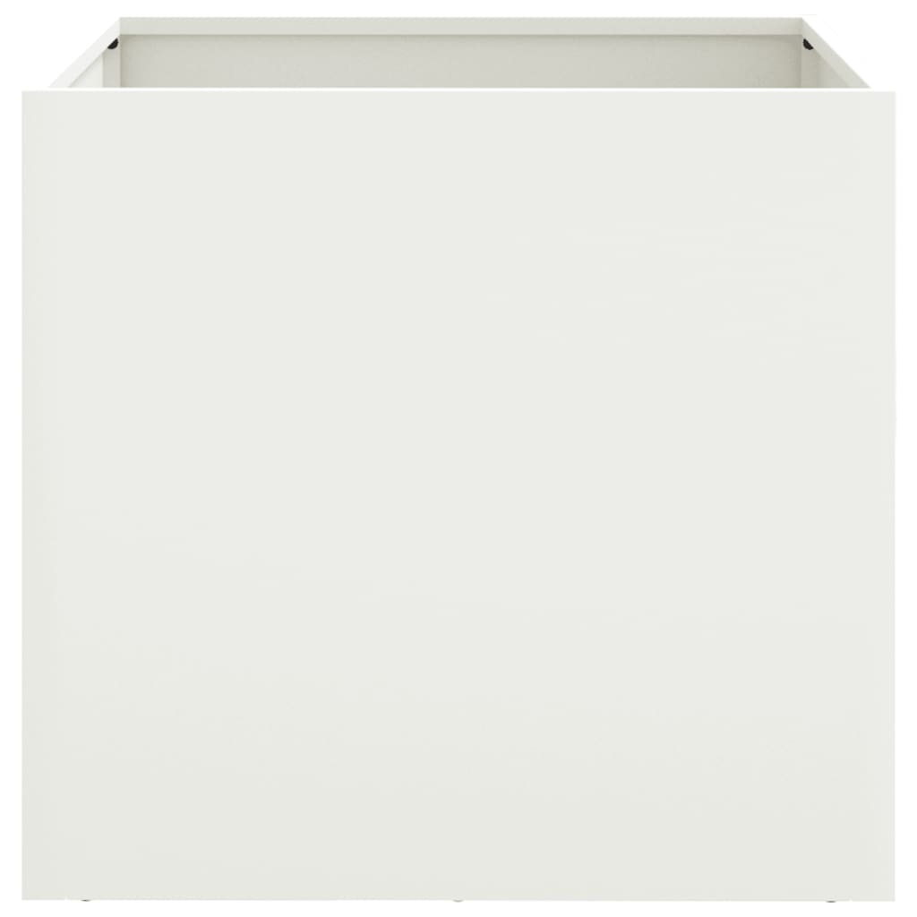 Plant box steel white - steel/white, 49 x 47 x 46 cm, 1 - number 5.