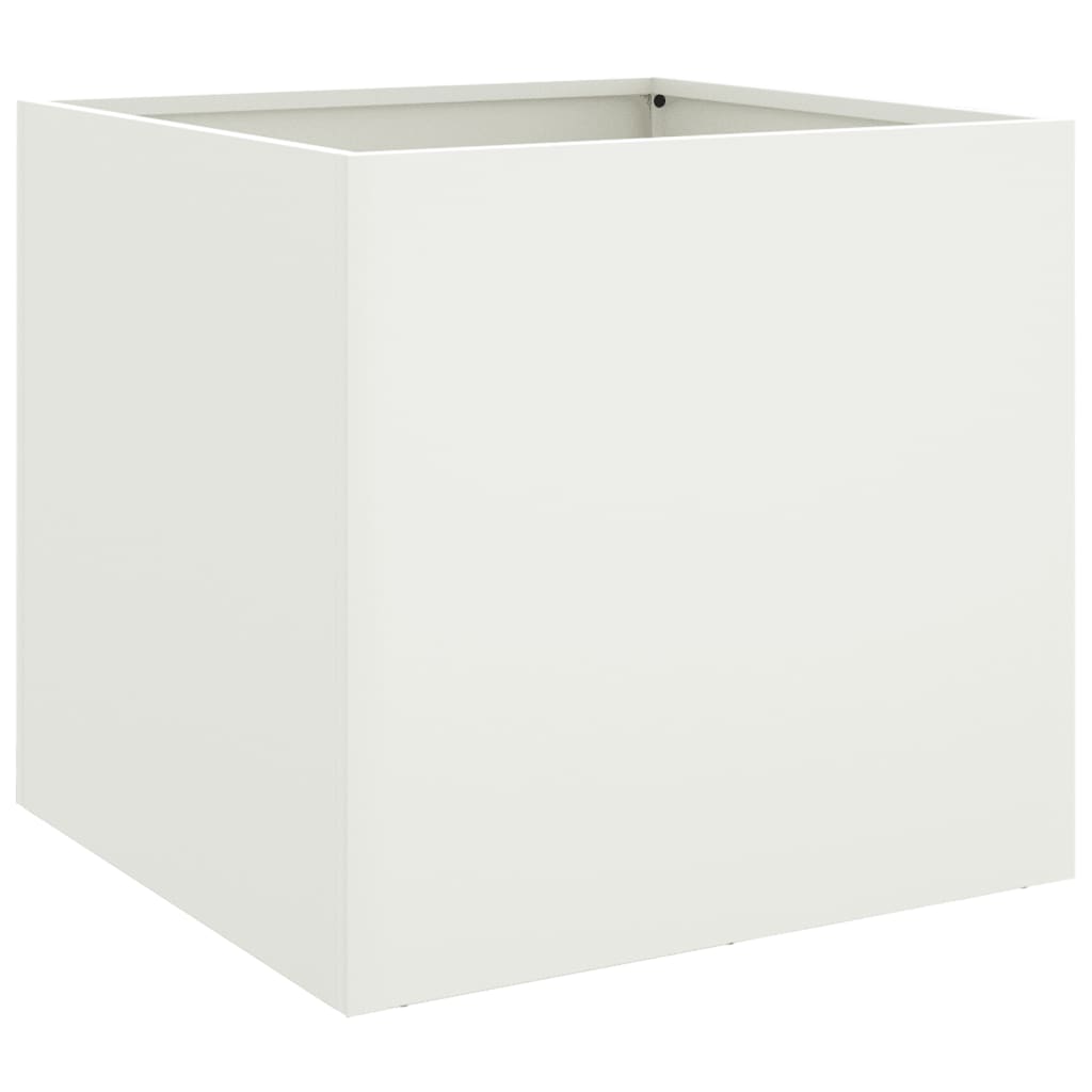 Plant box steel white - steel/white, 49 x 47 x 46 cm, 1 - number 7.